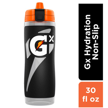 GX Refillable Water Bottle, Black, 30Oz