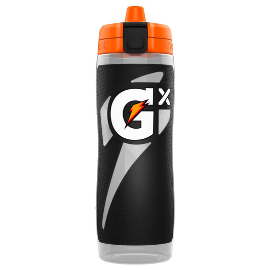 GX Refillable Water Bottle, Black, 30Oz